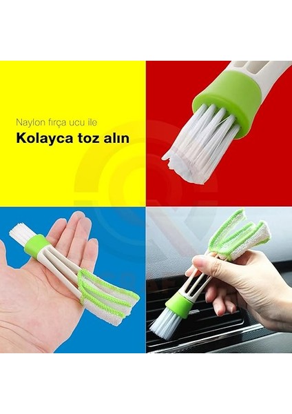 5 Parça Araç Içi Temizlik Fırça Seti ve Yeşil Araç Havalandırma Temizleme Fırçası Hediyeli Detaylı Otomobil Iç Temizlik Kiti indirimleri