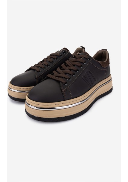 Erkek Hakiki Deri Kahverengi Sneakers & Spor Ayakkabı 381 21618 Erk Ayk Y25 Kahve indirimleri