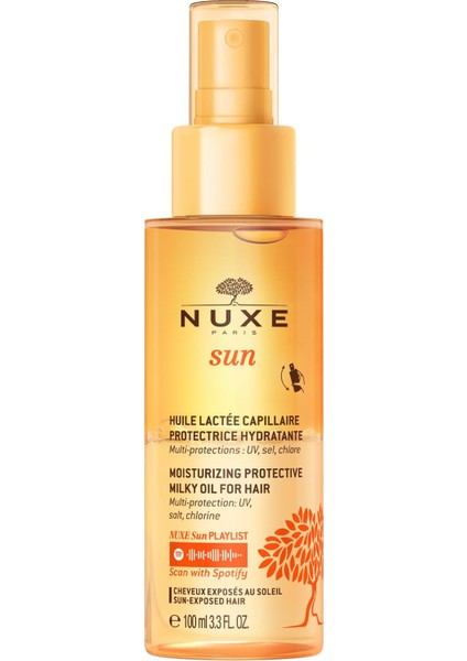 Sun Huile Lactée Capillaire Protectrice Hydratante 100 ml