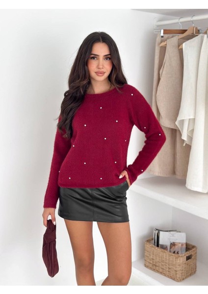 Taş Detaylı Triko Yumoş Kazak fiyatları