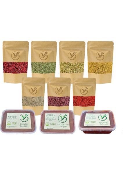10 Parça Salça ve Baharat Tanışma Paketi