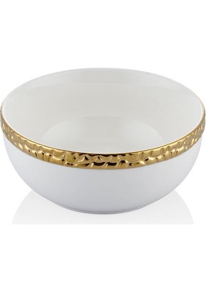La Medore Mesh Beyaz Gold Corba Kasesı 14,5X14,5X6 cm (6)