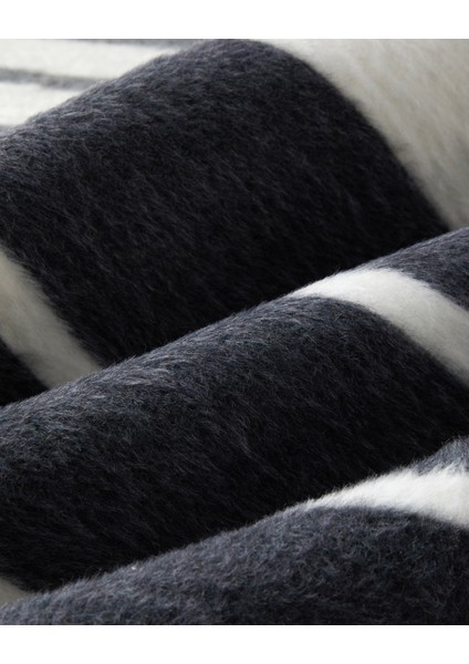 Modern Line Pamuk Akrilik Tek Kişilik Battaniye 150X200 cm Gri modelleri