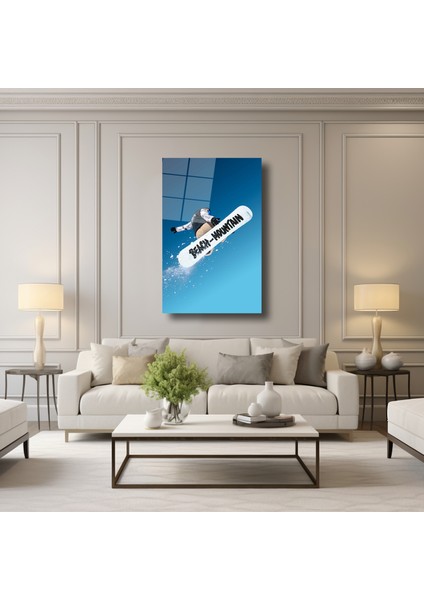 Snowboard Atlayışı - Cam Tablo - DEG0004 modelleri