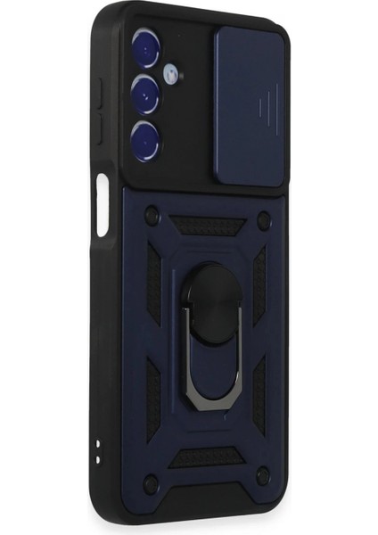 Samsung Galaxy M34 5g Kılıf Pars Lens Yüzüklü Silikon - Lacivert (K95) fiyatları