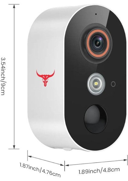 Hubflashy 1080P Açık Hava Güvenlik Kamerası , Kablosuz Gece Görüşlü Dış Cephe Güvenlik Kamerası fiyatları