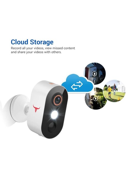 Hubflashy 1080P Açık Hava Güvenlik Kamerası , Kablosuz Gece Görüşlü Dış Cephe Güvenlik Kamerası modelleri