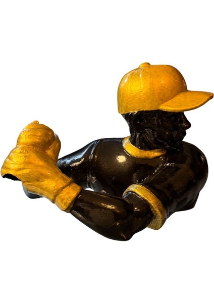 Beyzbol Temalı Şarap Standı – El Boyaması Dekoratif Şarap Tutucu ve Masa Üstü Obje fırsatları