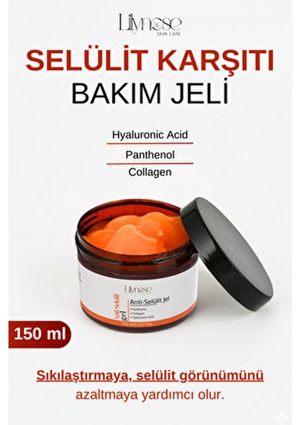 Anti Selülit Jel 150 ml Selülit Giderici Etkiyle Kadın ve Erkek Kullanımına Uygun fırsatları