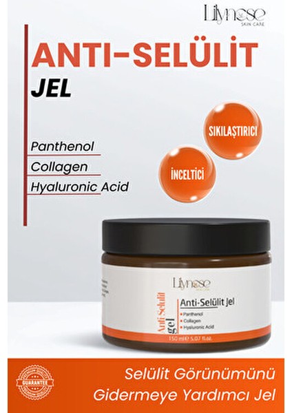 Anti Selülit Jel 150 ml Selülit Giderici Etkiyle Kadın ve Erkek Kullanımına Uygun indirimleri