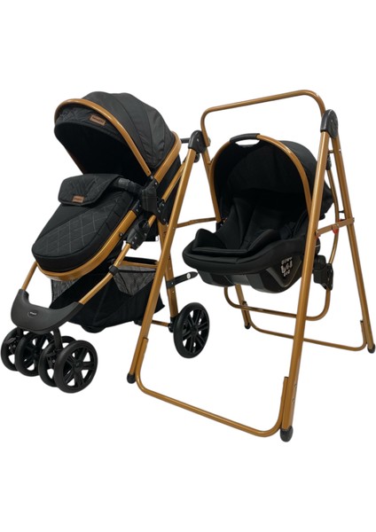 Evci Siyah Salıncaklı Travel Bebek Arabası Seti fırsatları