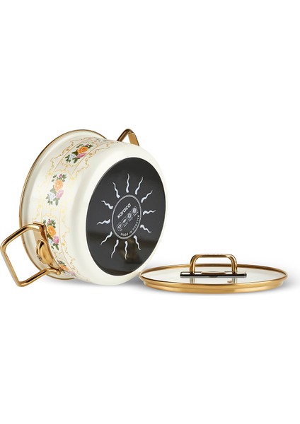 Viyan 14 Parça Emaye Saklama Kabı ve Baharat Takımlı Tencere Seti modelleri