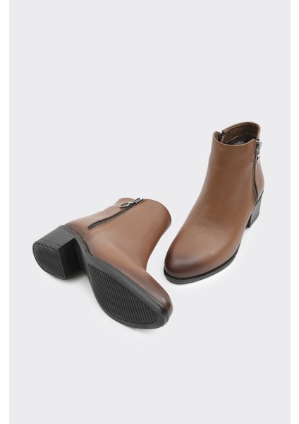 Hakiki Deri Kısa Topuklu Kadın Bot fırsatları