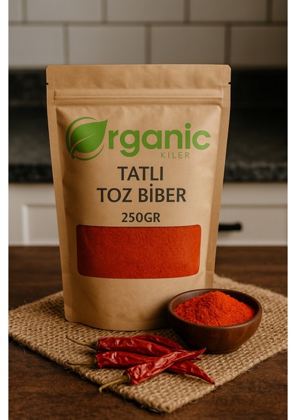 Kırmızı Tatlı Toz Biber 250GR - Katkısız & Doğal