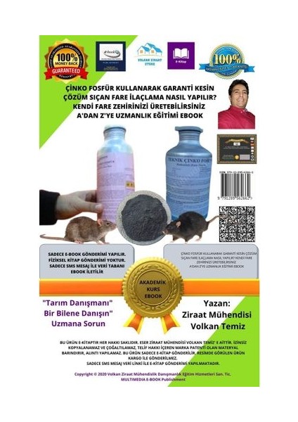 Çinko Toz ile Fare Ilaçlama Nasıl Yapılır? Akademik Eğitim Seti Siyah Toz Kimyasal ile Fare Ilaçlama