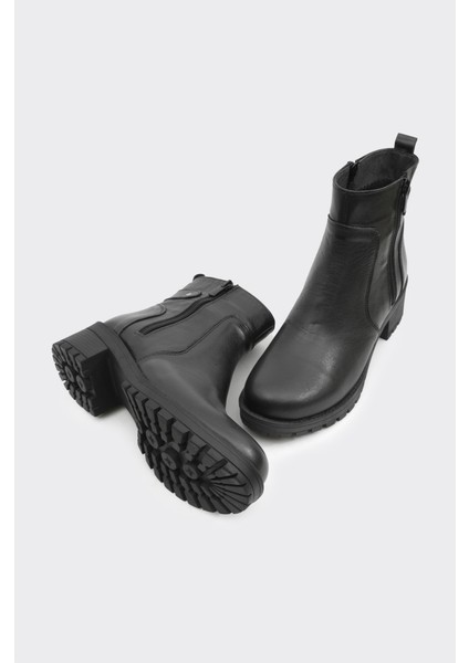 Hakiki Deri Fermuarlı Kadın Bot fırsatları