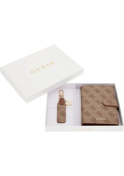 Kahve Kadın Cüzdan-Anahtarlık Tk GFBOXWP5402-LTL