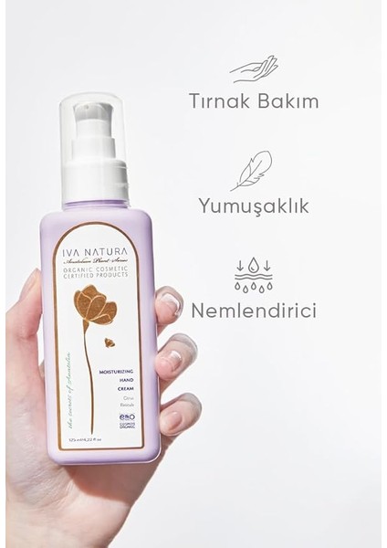 Natura Organik Nemlendirici El Kremi Mandalina Çiçeği Özlü 125 ml modelleri