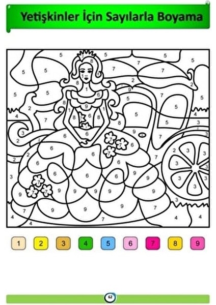 Yetişkinler Için Sayılarla Boyama Kitabı (Ciltli) fiyatları