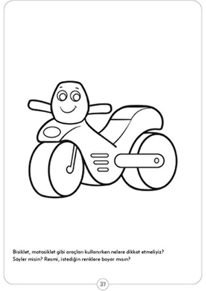 Zenginleştirilmiş Boyama Kitabı 3-4 Yaş