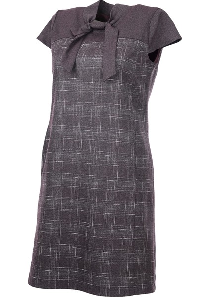 Kısa Kol Midi Günlük Elbise - Minimalist Vintage fiyatları