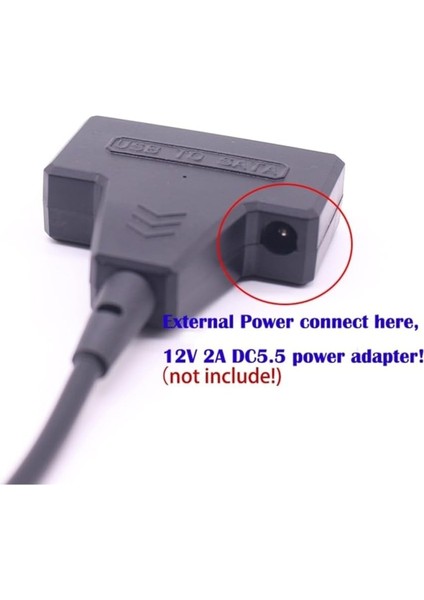 USB 3.0 2.5 3.5 Inç Sata SSD HDD Hard Disk Çevirici Dönüştürücü Adaptör Kablosu indirimleri
