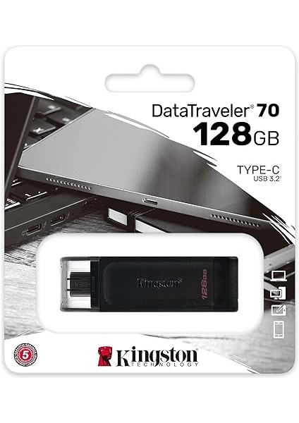Datatraveler 70 128GB Type-C USB Flash Bellek DT70/128GB USB C Bellek fiyatları