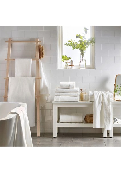 Salvıken Banyo Havlusu Beyaz 100 x 150 cm fiyatları