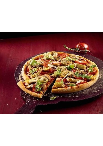 Pizza Crossini 37 x 35 x 2,5 cm Delicious Iyi Yapışmaz Kaplama Gewellter Thermoboden Pratik Griffrand fiyatları