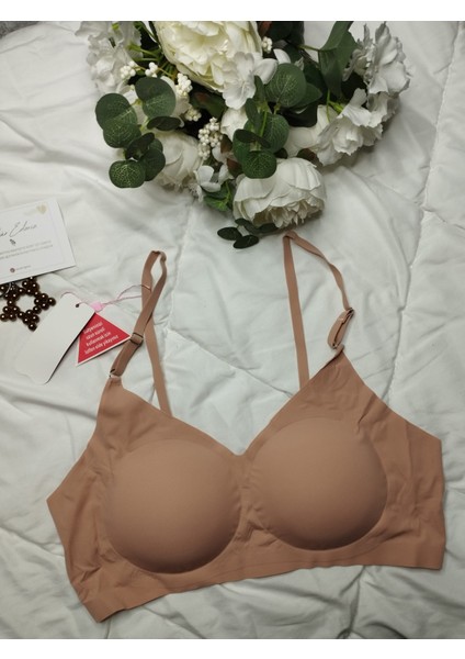 Koyu Ten Rengi Dikişsiz Toparlayıcı Balensiz Sütyen – Süngerli, Iz Yapmaz, Yumuşak Doku indirimleri