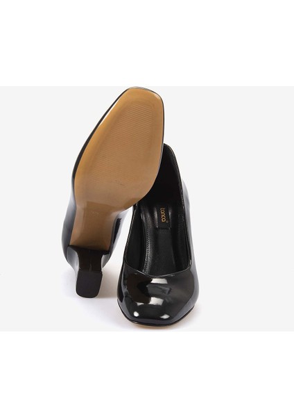 Hakiki Deri Rugan Kadın Topuklu Ayakkabı 13 indirimleri