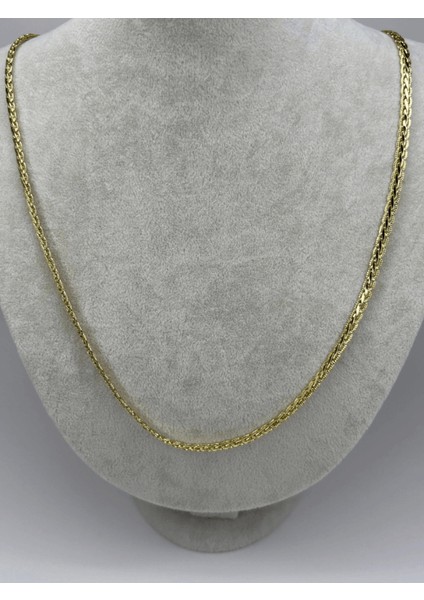 Ince Örme Burgu Model Gold Kolye fiyatları