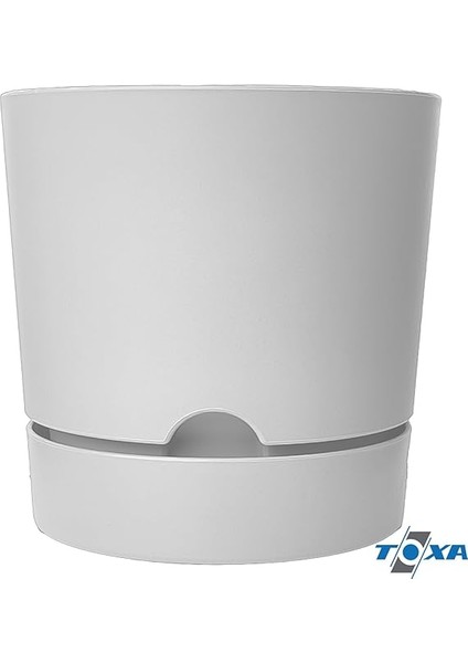 2 Adet Begonya Saksı Tabaklı Drenajlı Mat Plastik Çiçek Saksısı (Karışık 1, 9 Litre) modelleri