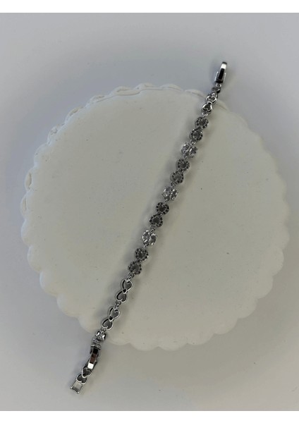 Küçük Kalpli ve Sonsuzluk Detaylı Silver Bileklik fiyatları