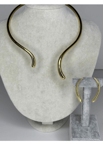 Kemik Şekilli Gold Renkli Set