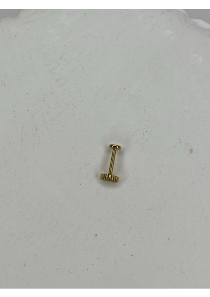Minimal Çift Taşlı Gold Piercing fiyatları