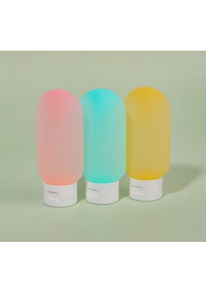 3 Adet Çok Amaçlı Doldurulabilir Seyahat Şişesi Seti: Şampuan, Losyon, Sıvı Sabunlar Için Uygun, Sızdırmaz Kapaklı, Şeffaf Seyahat Boyu Şişeler modelleri