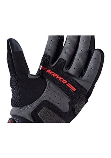 MC117W Kadın Yazlık Eldiven Kırmızı Likralı Kumaş ile Güvenli Sürüş İçin