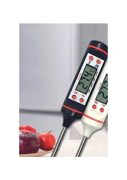 Termometresi Dijital Et ve Sıvı Termometresi Yemek Yoğurt Mayalama Pişme Seviyesi Ölçme Mutfak Tartısı Anında Okuma modelleri