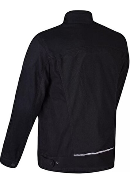 Siyah Motorsiklet Montu CE Sertifikalı Koruma ve Nefes Alabilir Yapı ile X-Large