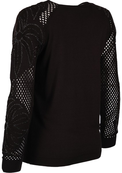 Minimalist Nakışlı Uzun Kol Kadın Kazak - Günlük & Özel Gün indirimleri