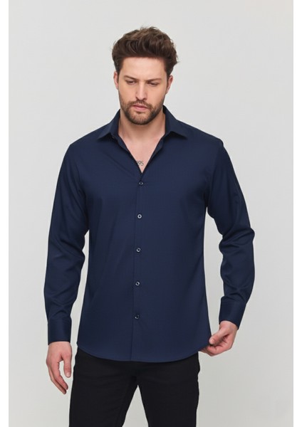 Erkek Yazlık Gömlek Dokulu Bol Kalıp Oversize Salaş Erkek Gömlek