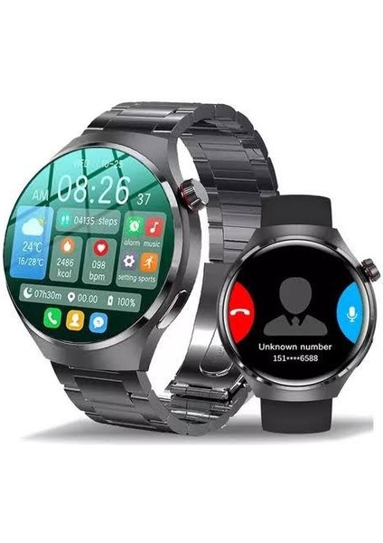 Akıllı Saat Metal Kordonlu Gps ve Nfc Uyumlu Arama Cevaplayan - MCT7932-7372 modelleri