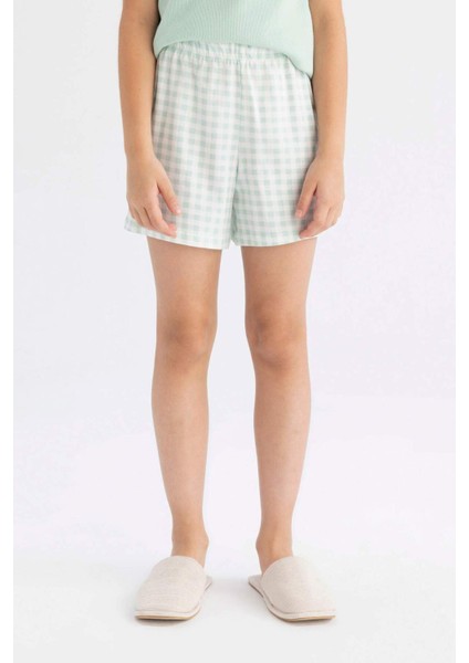 Kız Çocuk Kolsuz Şortlu Pijama Takımı C8498A824SM fırsatları