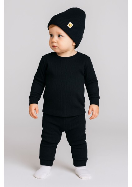 Unisex 3'lü Kaşkorse Bebe Takım modelleri