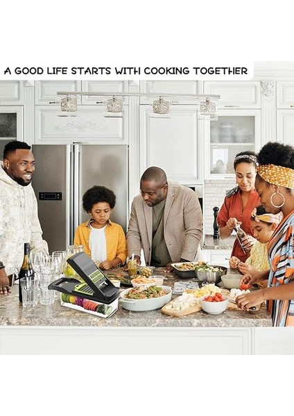 Sebze Kesici, 13'ü 1 Arada Profesyonel Çok Fonksiyonlu Sebze Dilimleyici Mandolin, Kesme Için 7 Farklı Bıçak, Izgara Paslanmaz Çelik Bıçak, Temizlenmesi Kolay fiyatları