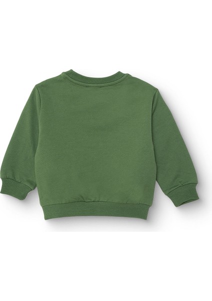 Erkek Bebek Sweatshirt Şardonlu Iki Iplik Bisiklet Yaka Uzun Kol fiyatları