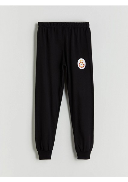 Lcw Kids Kırmızı Bisiklet Yaka Galatasaray Baskılı Erkek Çocuk Pijama Takımı indirimleri