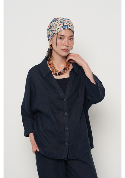 Kadın Laci Renk V Yaka Düğmeli Gömlek fiyatları