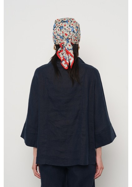 Kadın Laci Renk V Yaka Düğmeli Gömlek indirimleri